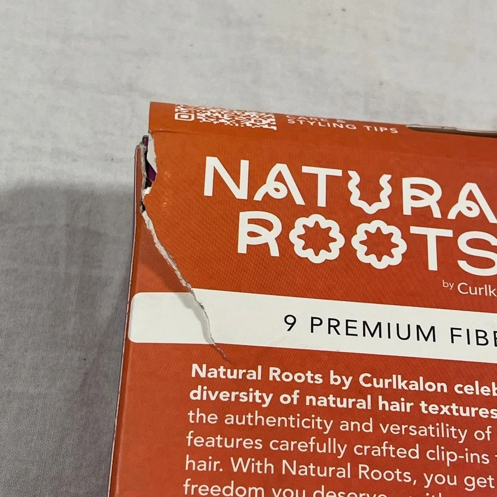 Natural Roots Clip-In Extensions Women 12 Natural Black NEW Blow Out‎ Straight